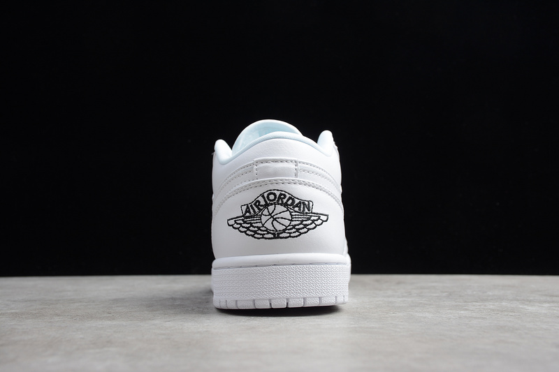 Gz Air Jordan 1 Low Gs White/Black 13