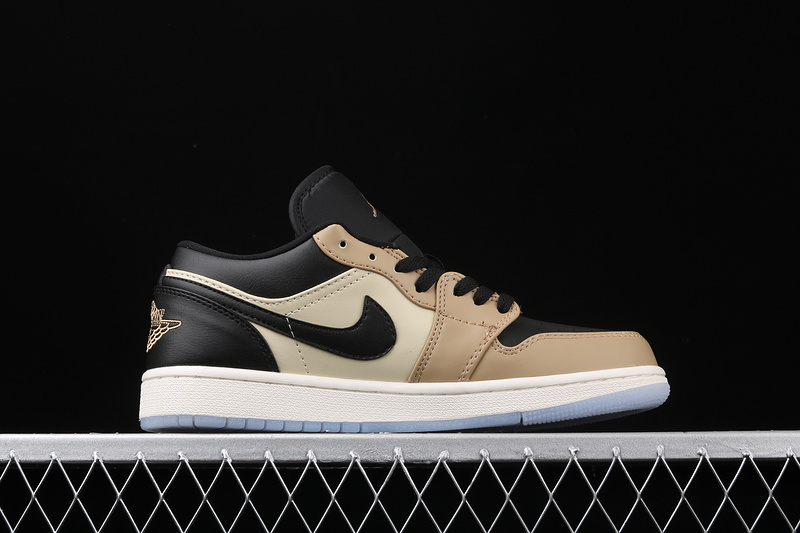 Air Jordan 1 Retro Low Og Black/Light Khaki 7