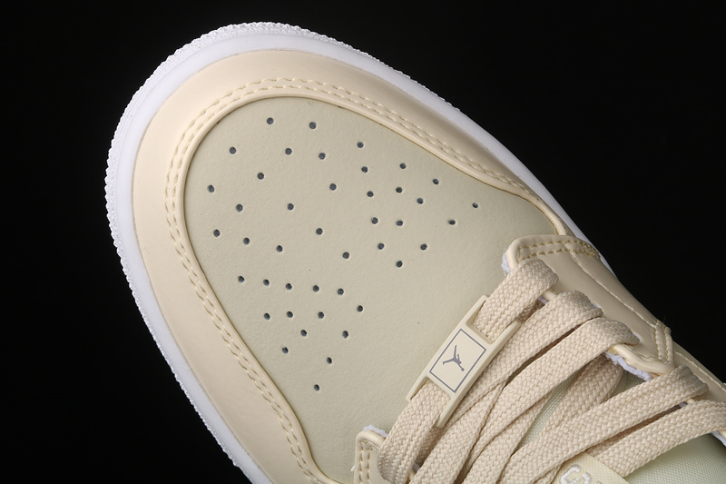 Air Jordan 1 Low Fossil Mushroom White/Beige 15