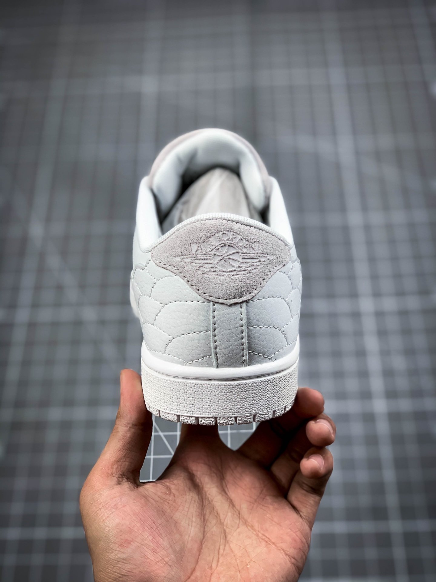 Air Jordan 1 Centre Court White On White White/White/White 7