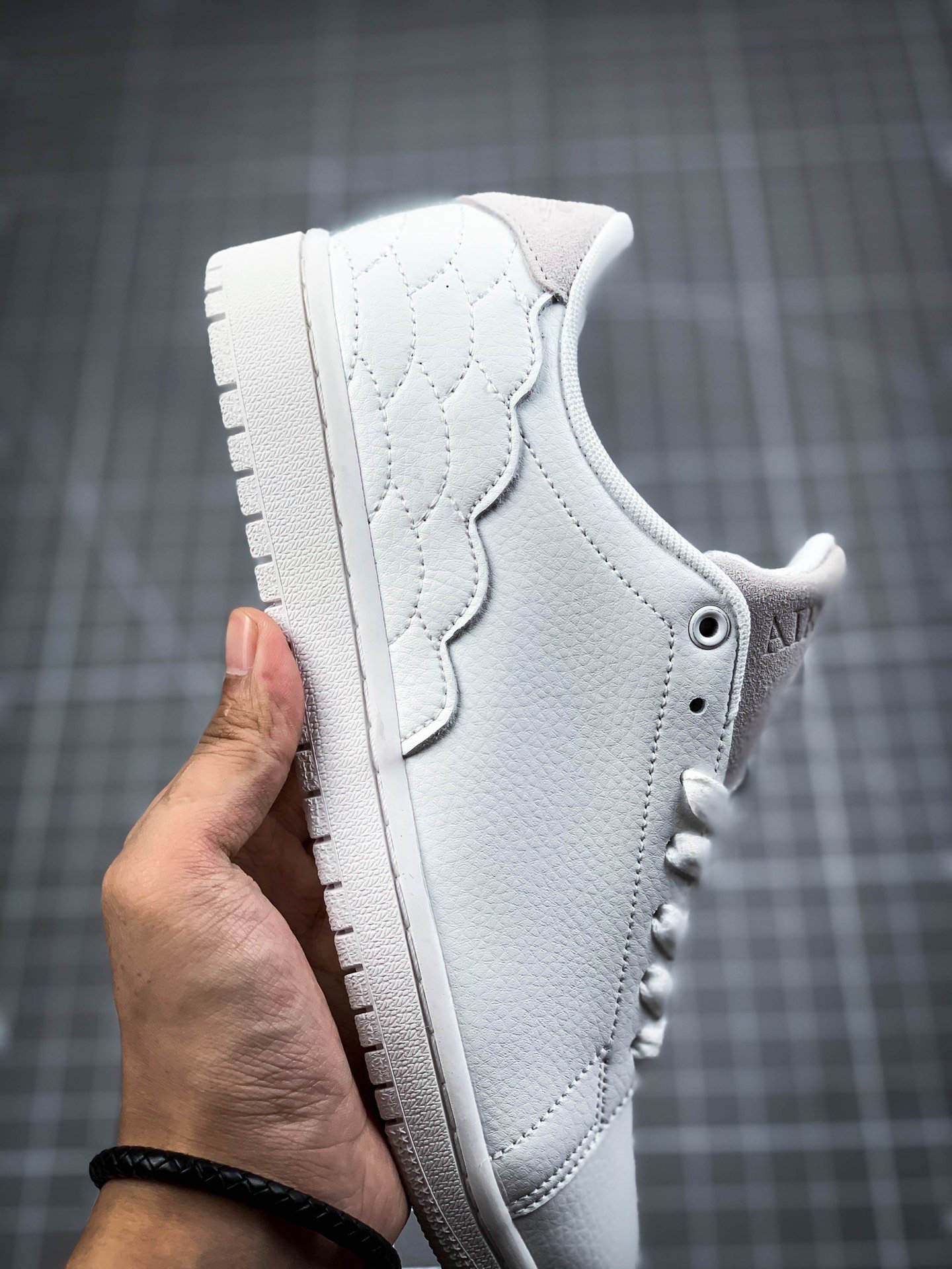 Air Jordan 1 Centre Court White On White White/White/White 9