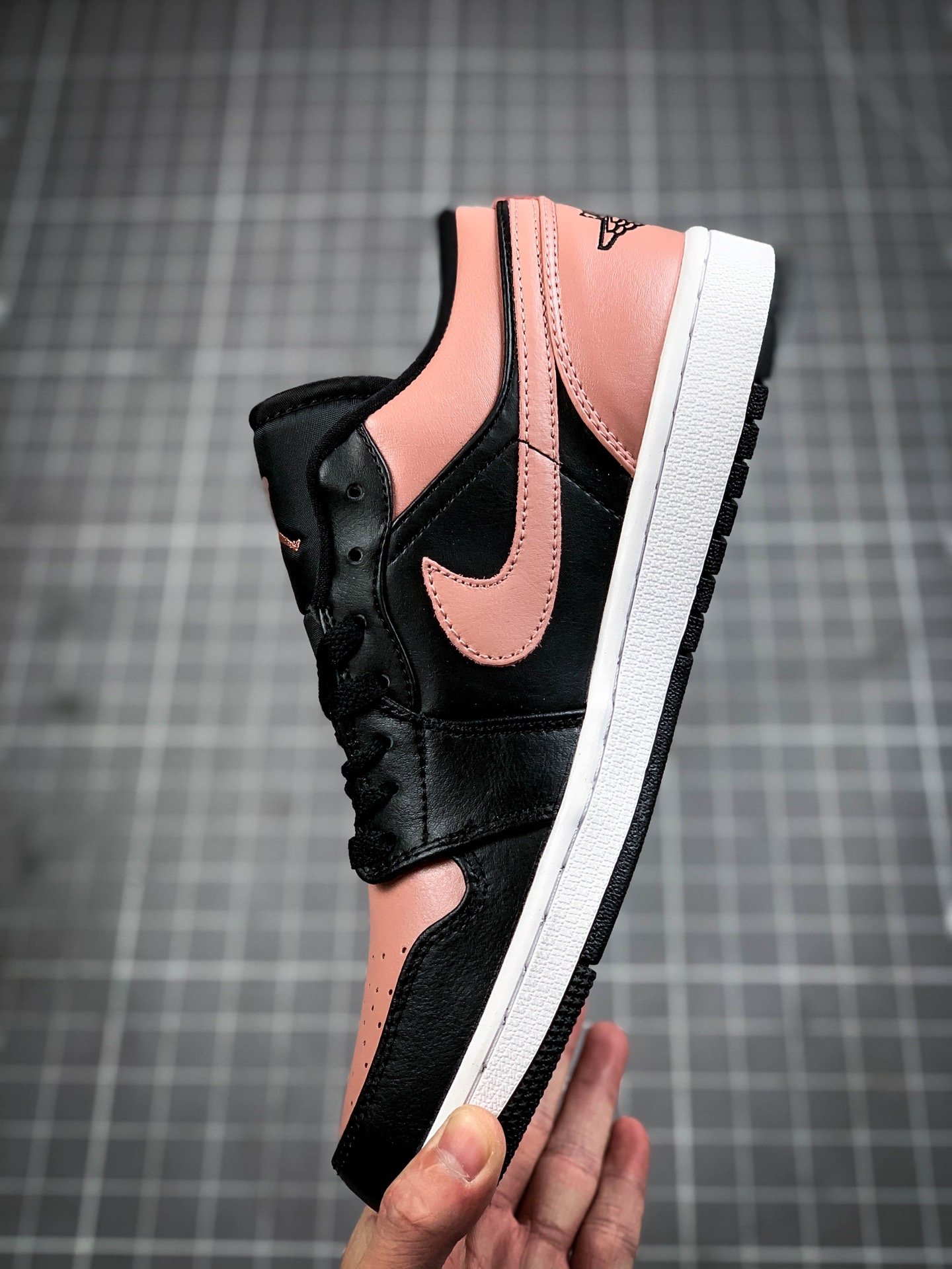 Air Jordan 1 Low Black/Crimson Tint 7