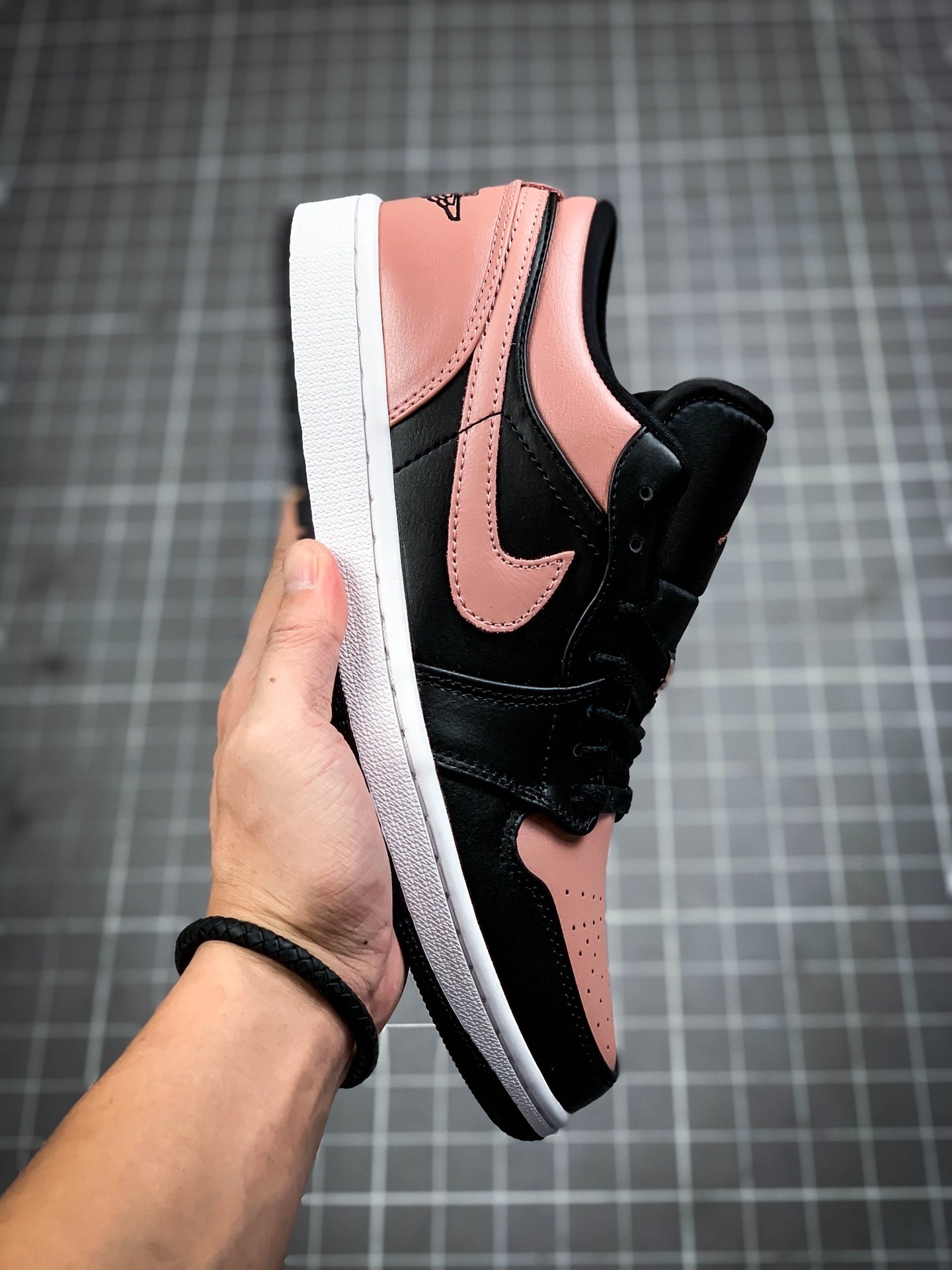 Air Jordan 1 Low Black/Crimson Tint 9