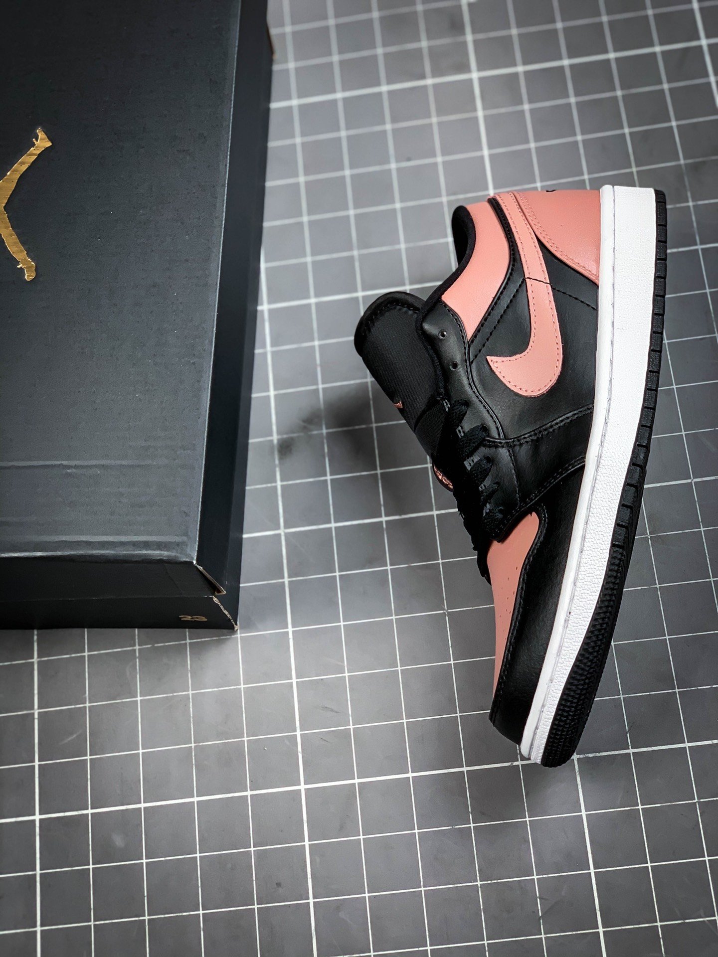 Air Jordan 1 Low Black/Crimson Tint 13