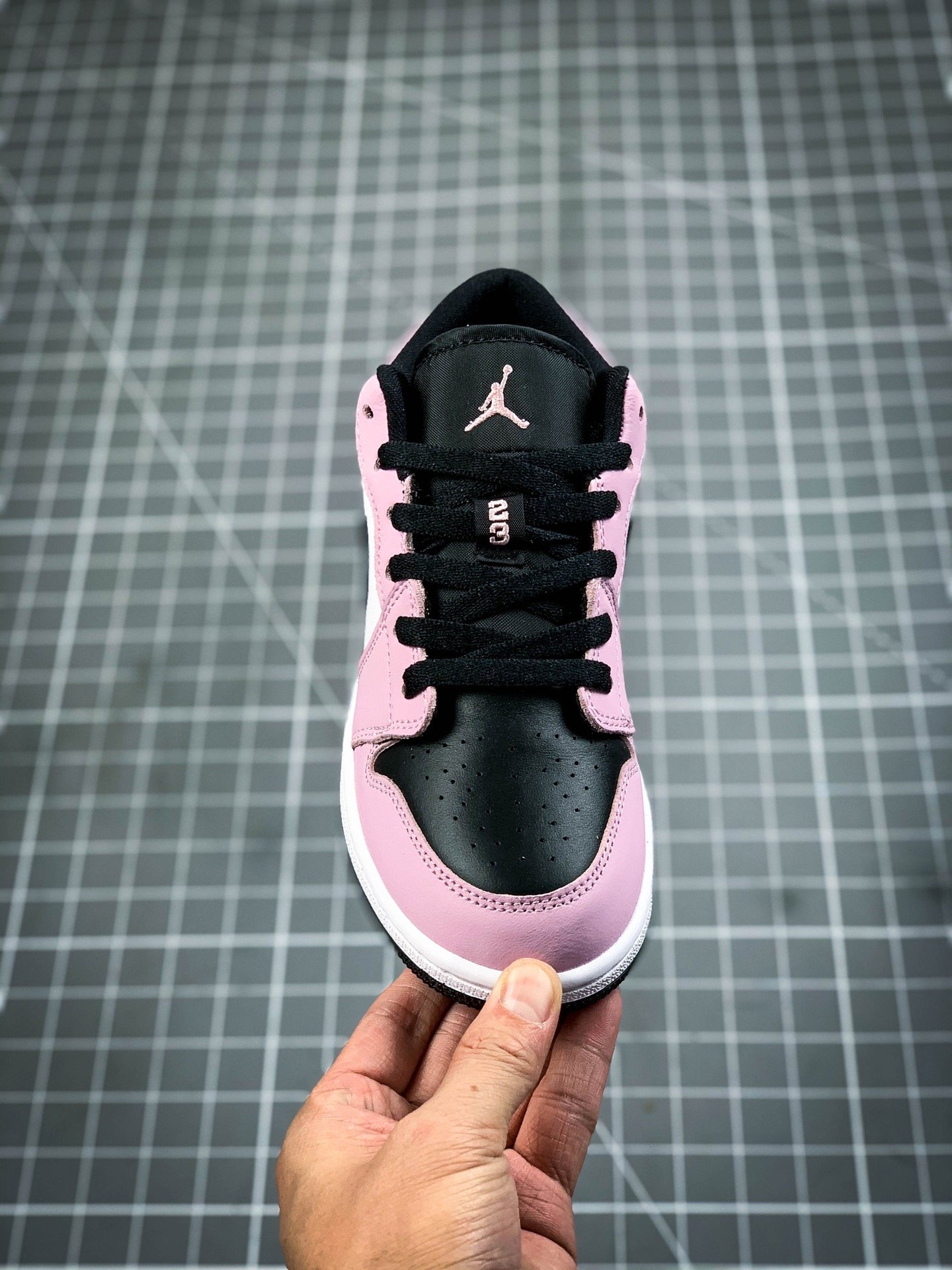 Air Jordan 1 Low Gs Light Arctic Pink/Black-White 5