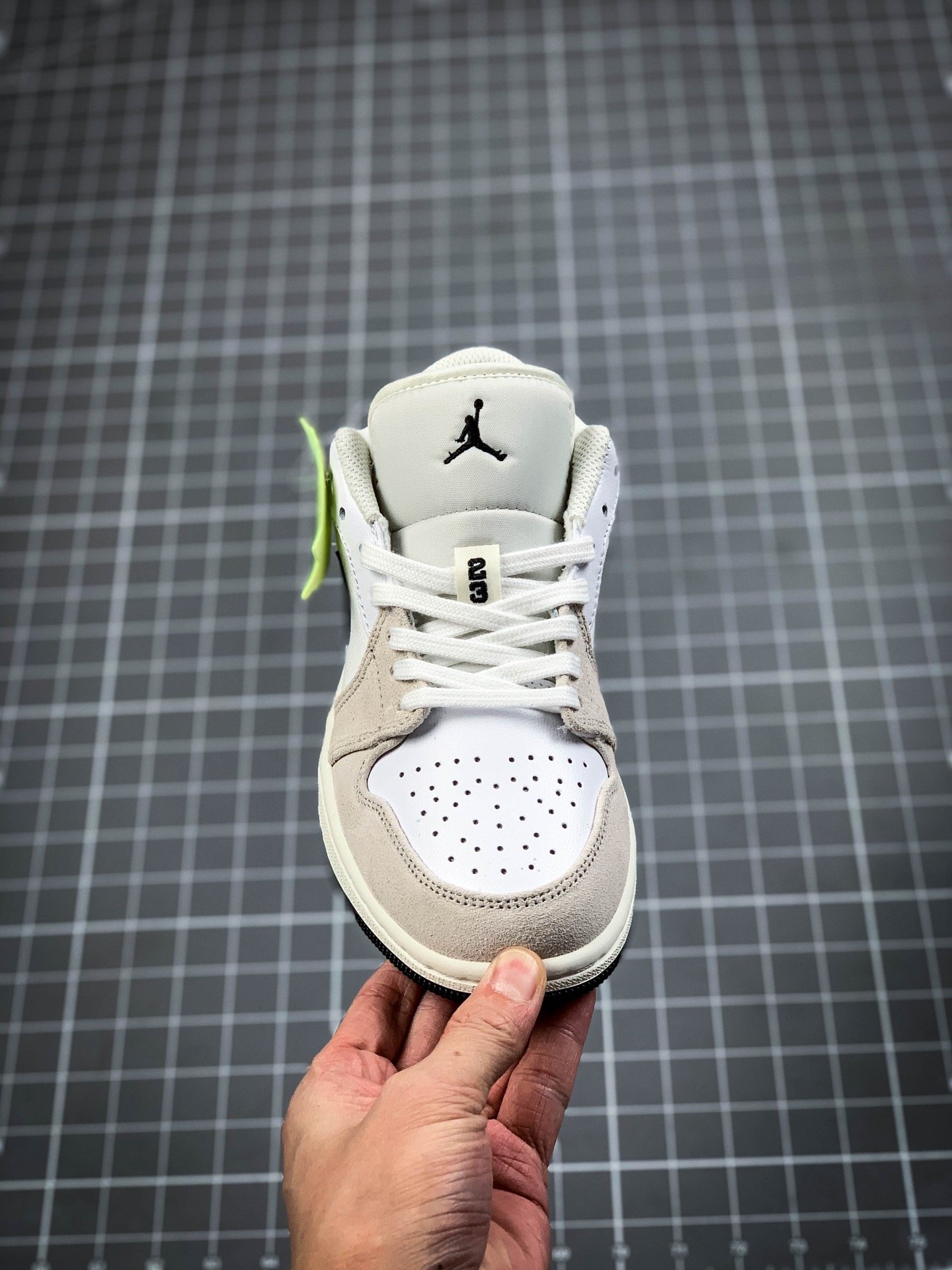 Air Jordan 1 Low White/White/Black 5