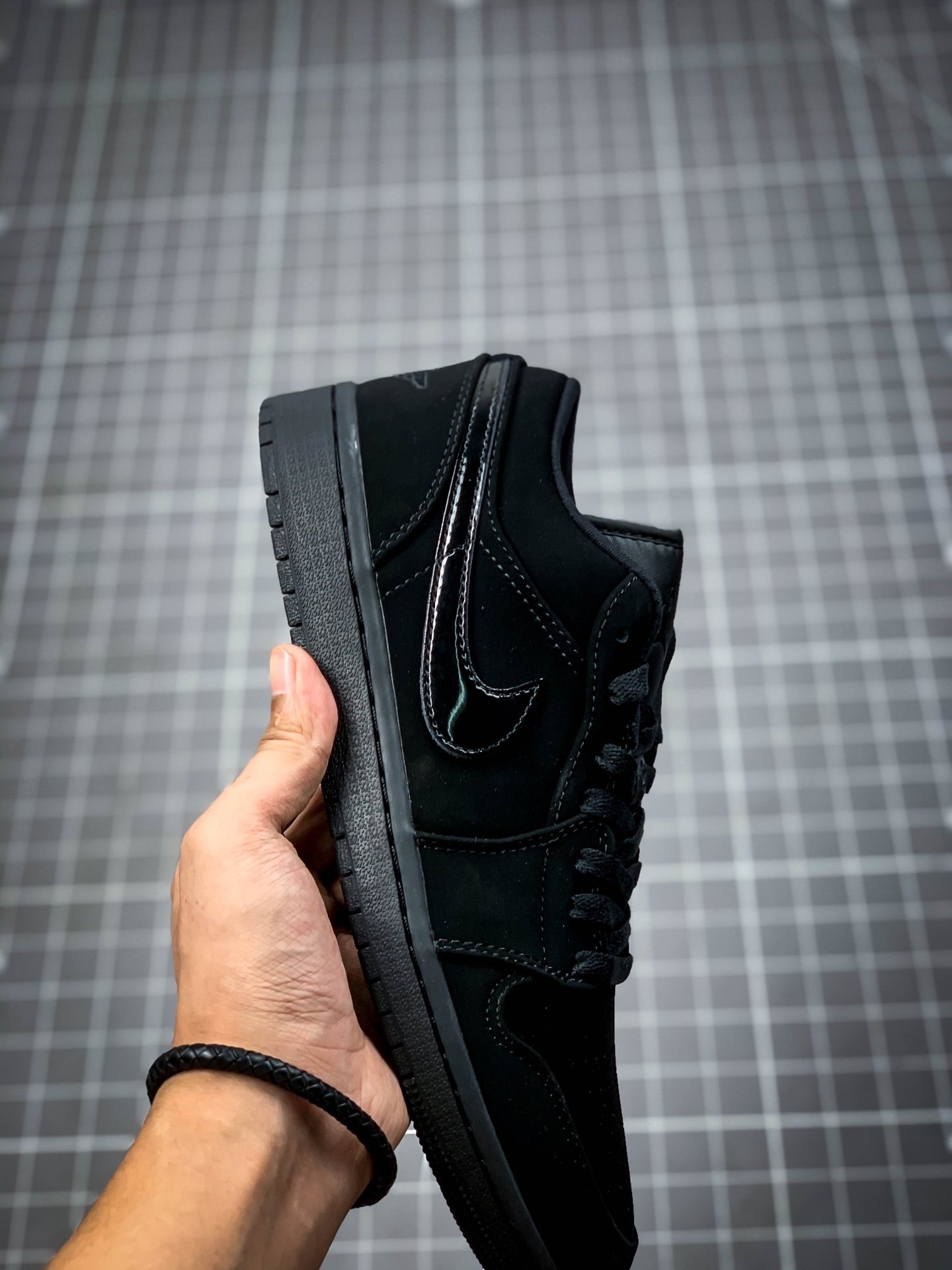 Air Jordan 1 Low Black/Black-Black 5