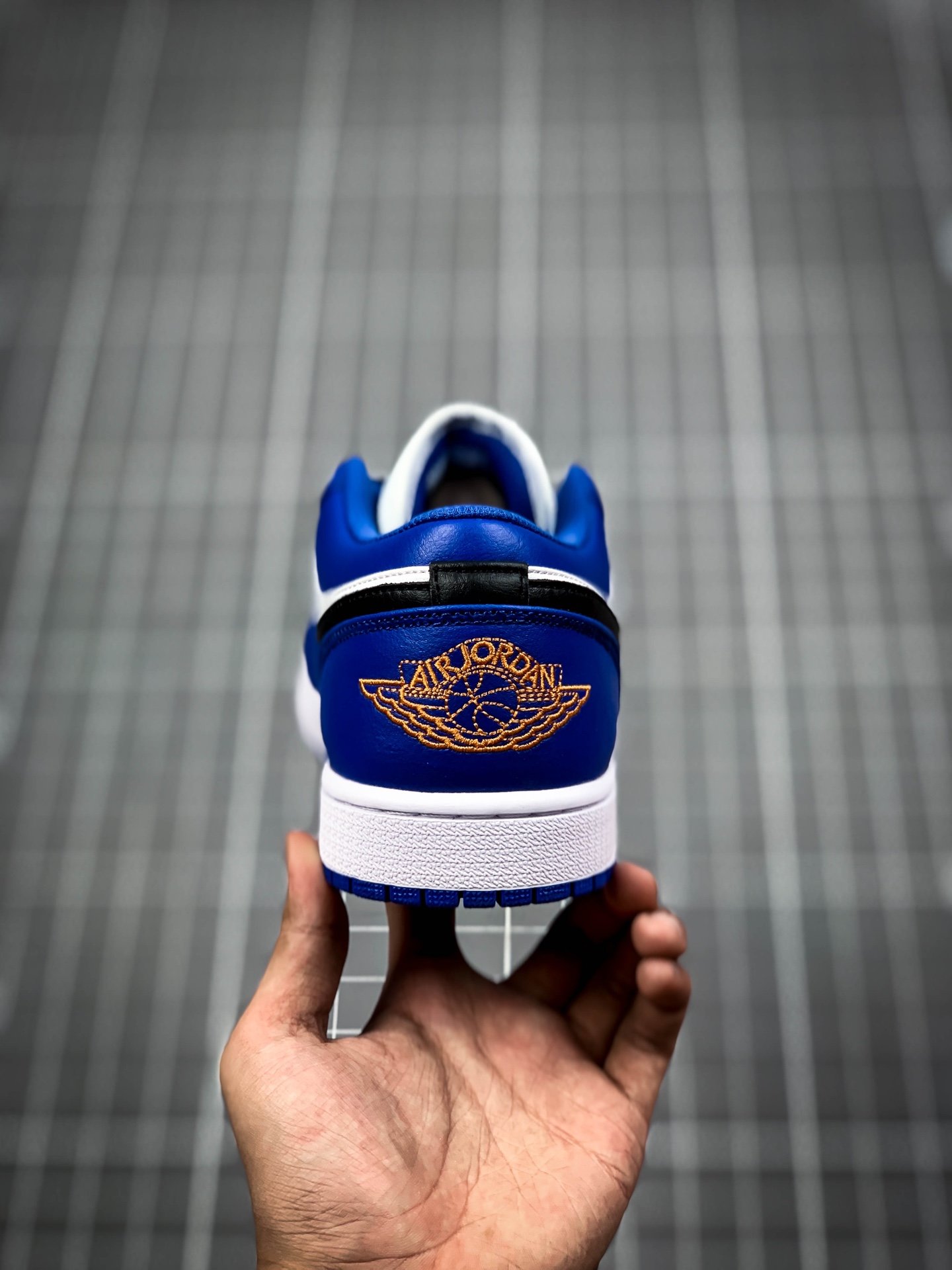 Air Jordan 1 Low Hyper Royal/White-Orange Peel 17