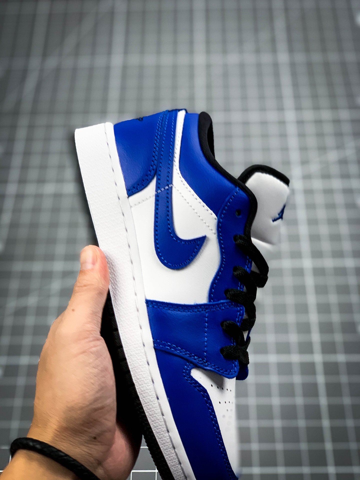 Air Jordan 1 Low White/Blue/Black 15