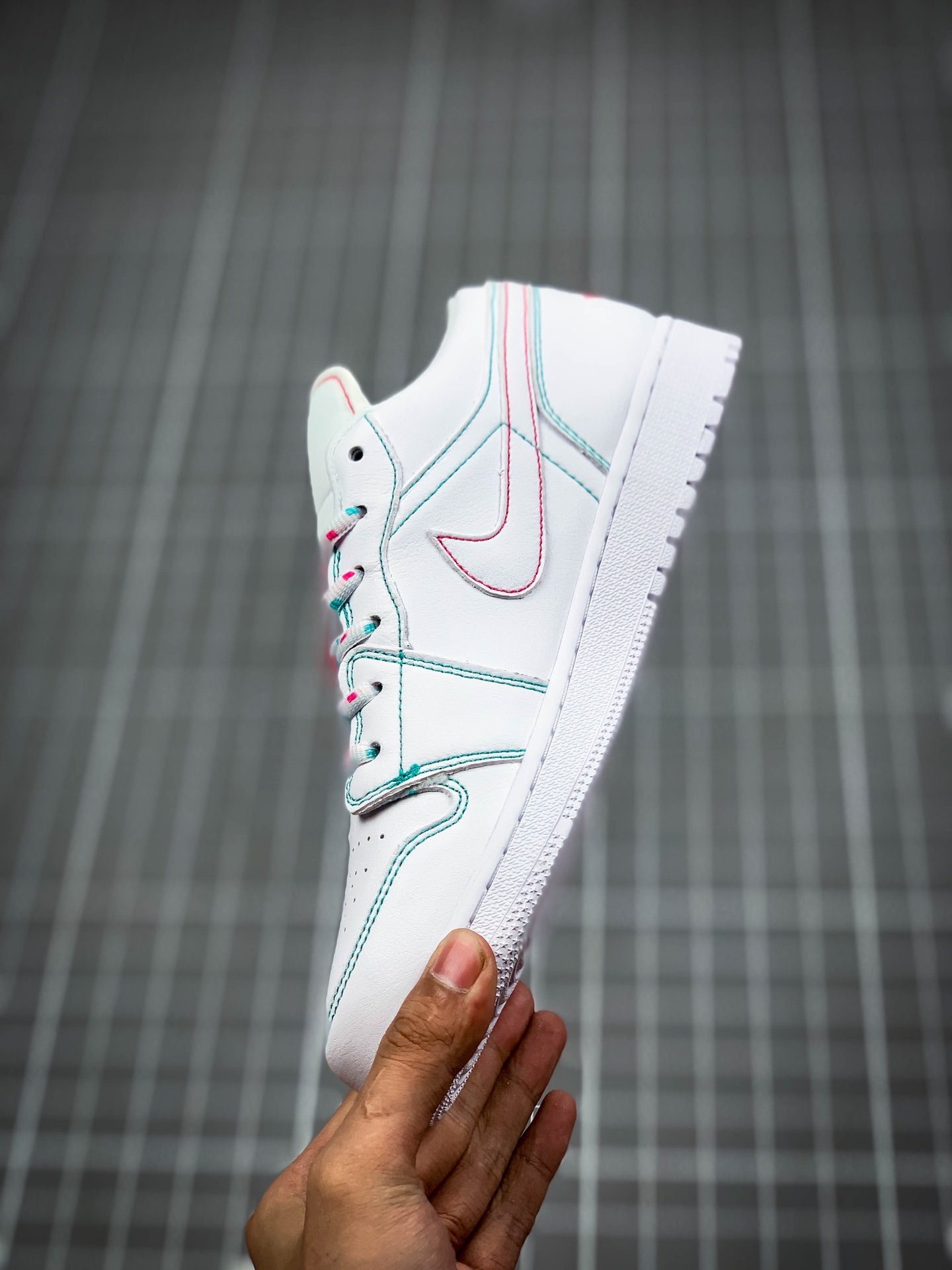 Air Jordan 1 Low White/White/Pink 15