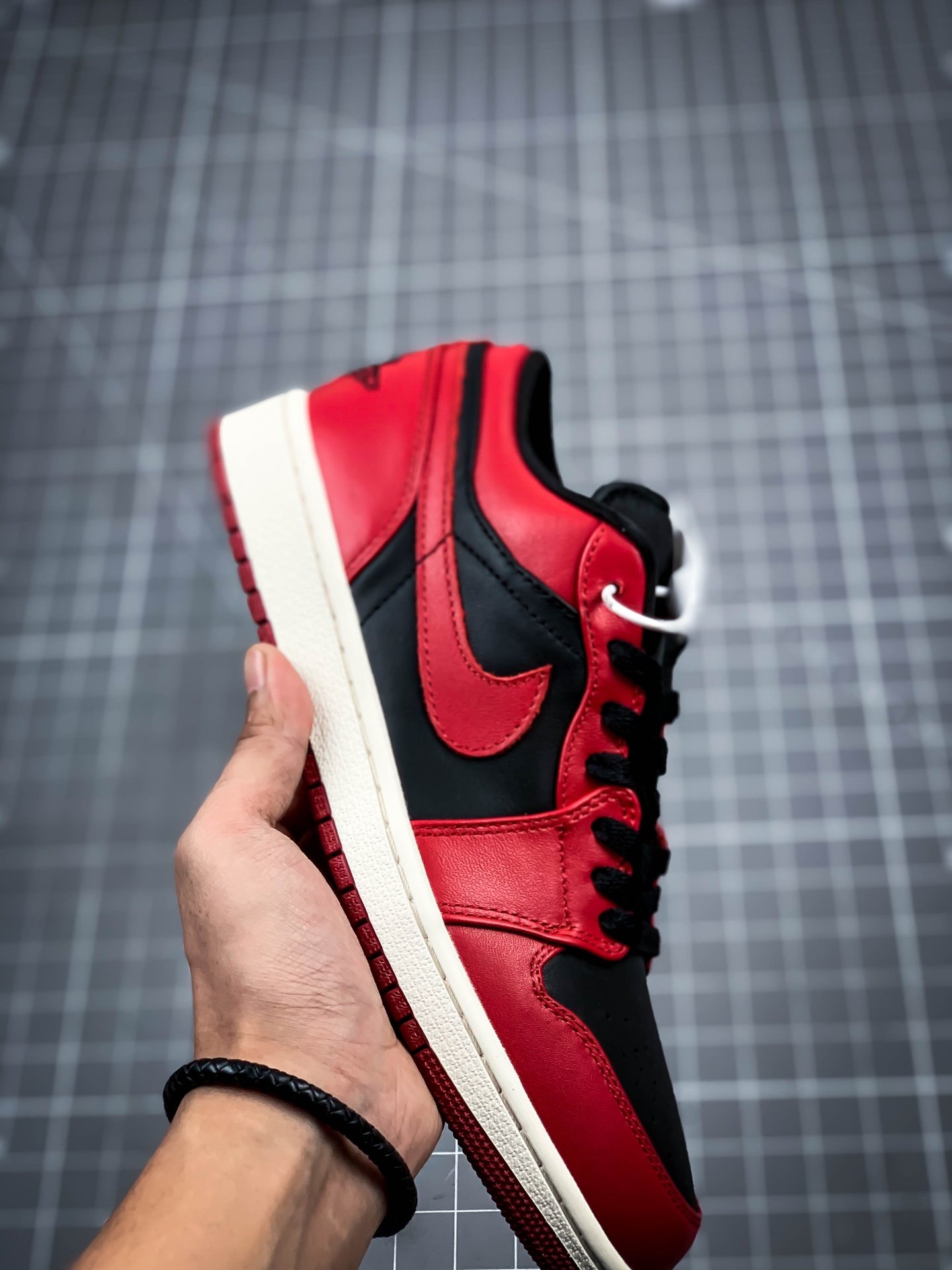 Air Jordan 1 Low Gym Red/Black-White 9