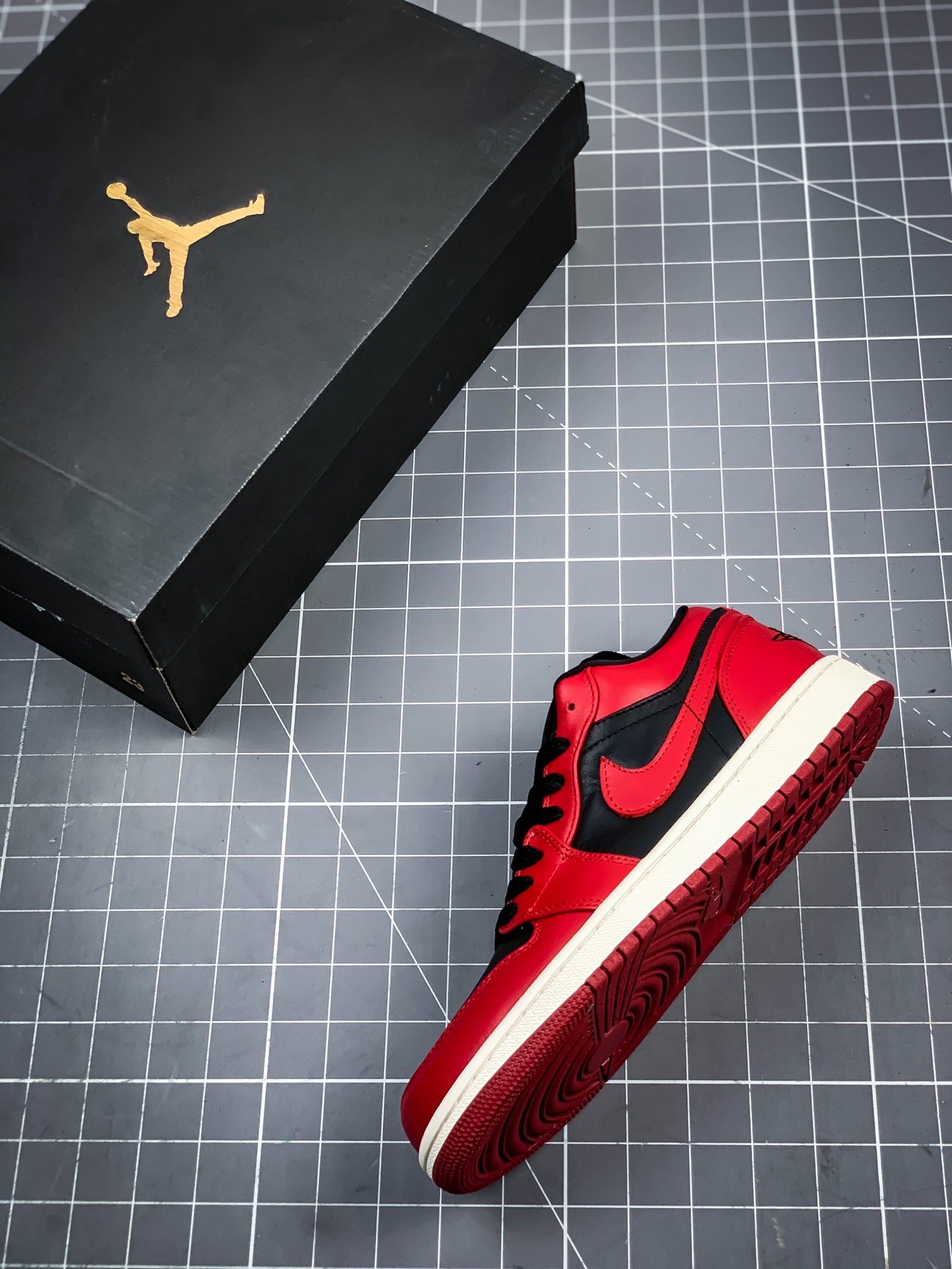 Air Jordan 1 Low Gym Red/Black-White 13