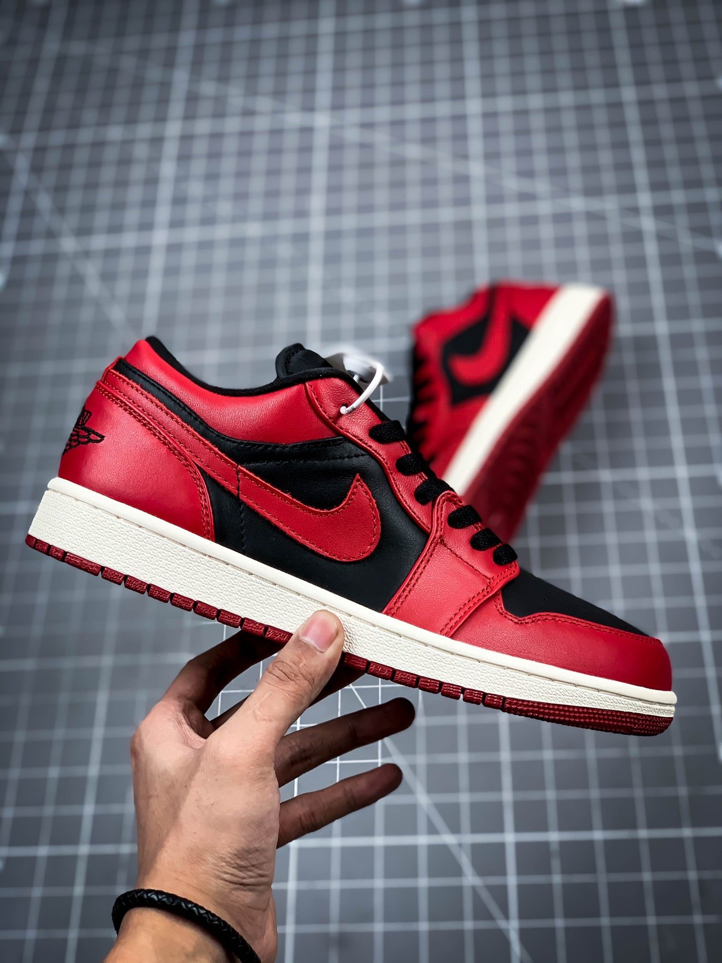 Air Jordan 1 Low Gym Red/Black-White 15