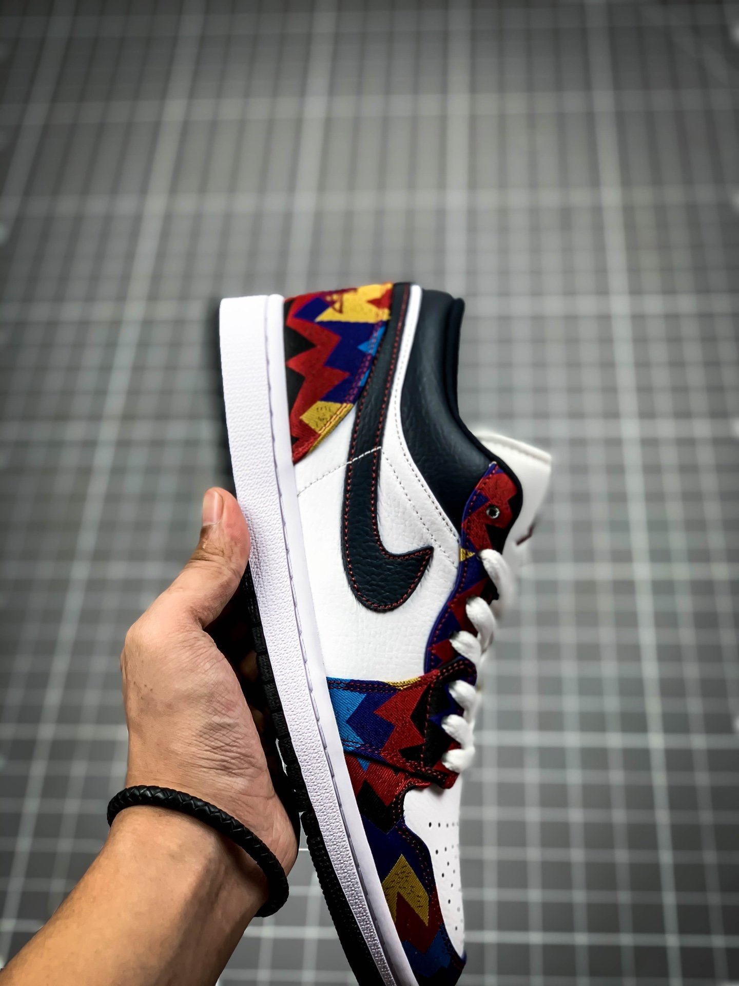 Air Jordan 1 Low Og White/Black/Multi-Color 15