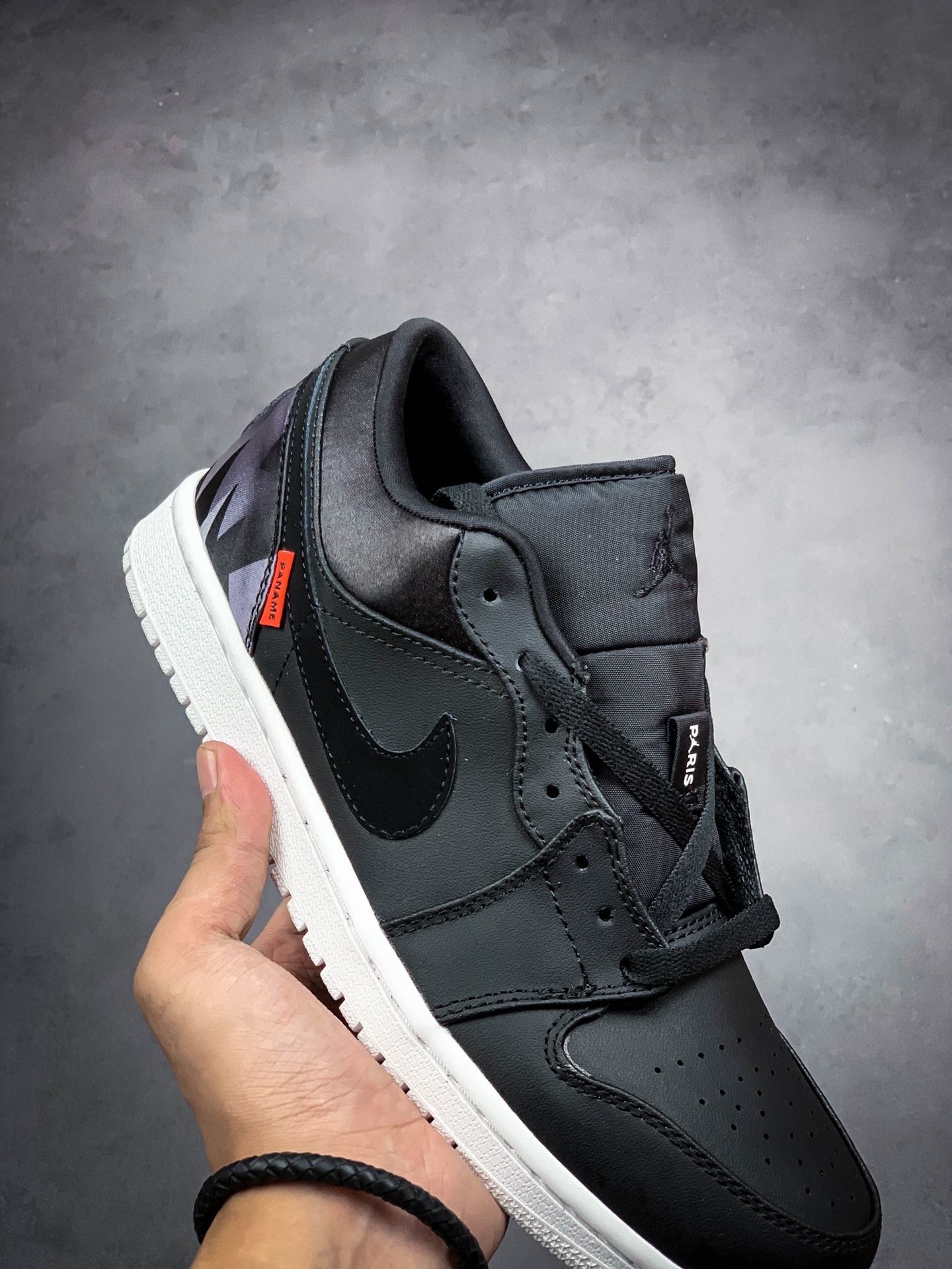 Air Jordan 1 Low Psg Paris Saint-Germain Black/White 7