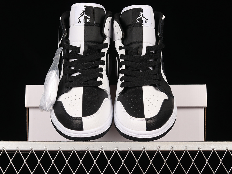 Air Jordan 1 Mid Se Homage White/Black/White 7