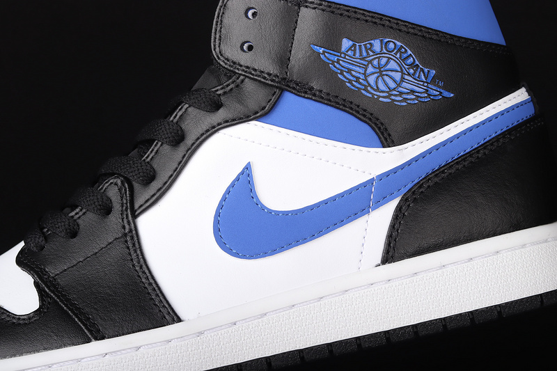 Air Jordan 1 Mid White/Black/Racer Blue 7