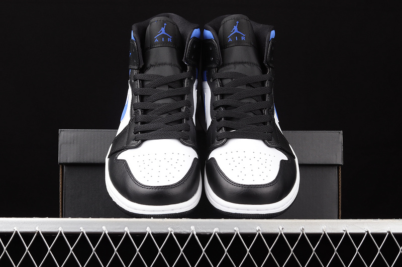 Air Jordan 1 Mid White/Black/Racer Blue 11