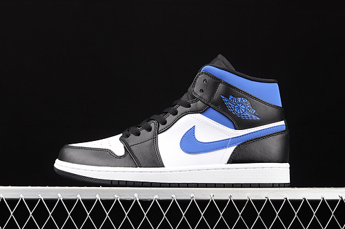 Air Jordan 1 Mid White/Black/Racer Blue 27