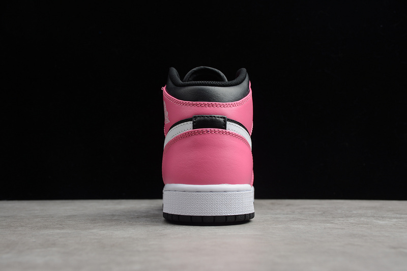 Air Jordan 1 Mid Gs Pinksicle Black/White-Pinksicle 23