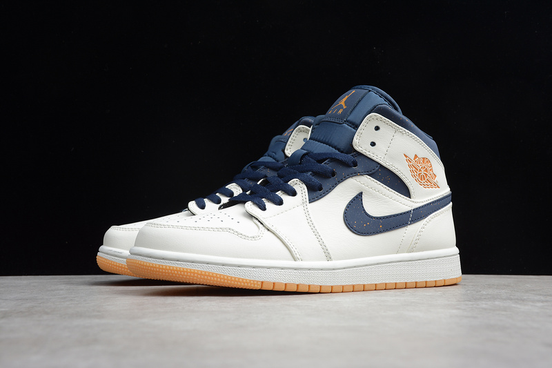 Gz Air Jordan 1 Retro Mid Jeter Bronze/College Navy 11