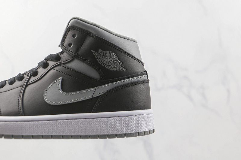 Air Jordan 1 Mid Shadow Black/Particle Grey/White 5