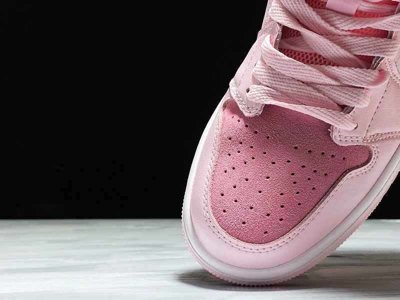 Air Jordan 1 Mid Digital Pink/White-Pink Foam-Sail 5