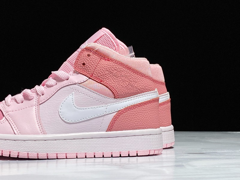 Air Jordan 1 Mid Digital Pink/White-Pink Foam-Sail 15