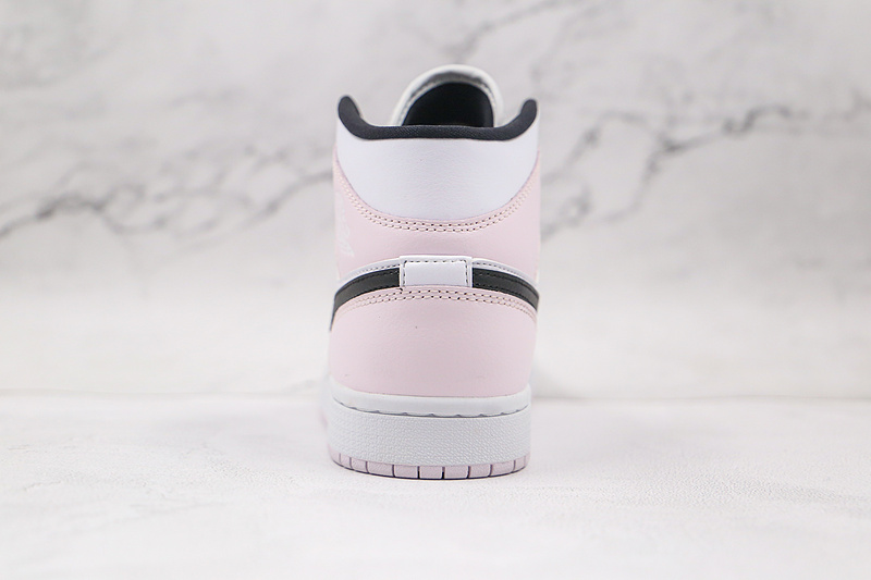 Air Jordan 1 Mid Barely Rose Barely Rose/White/Black 3