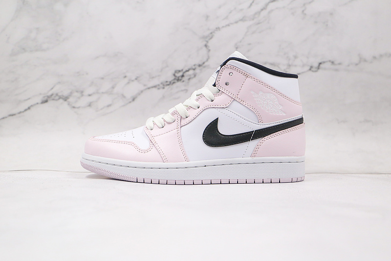 Air Jordan 1 Mid Barely Rose Barely Rose/White/Black 5