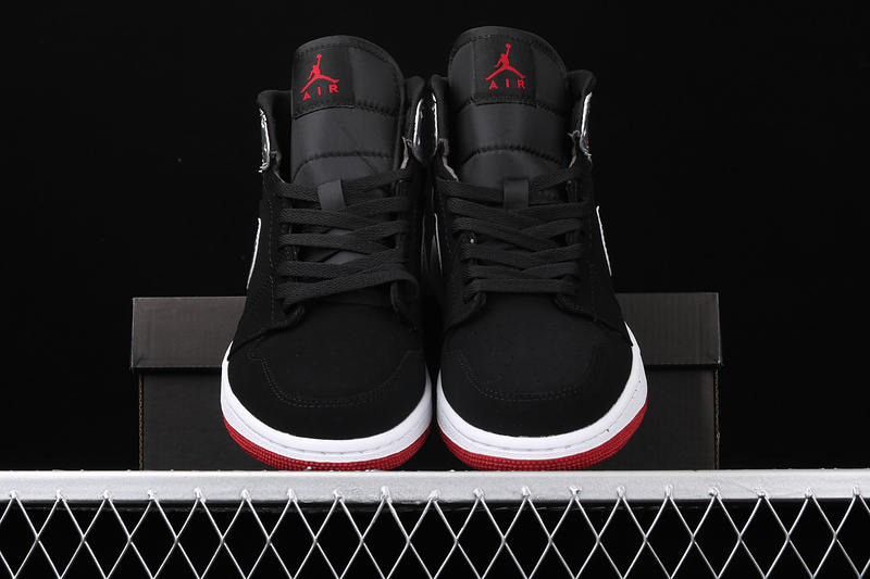 Air Jordan 1 Mid Johnny Kilroy Black/Gym Red 7