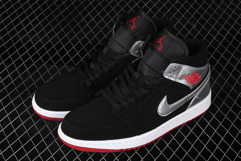 Air Jordan 1 Mid Johnny Kilroy Black/Gym Red 25