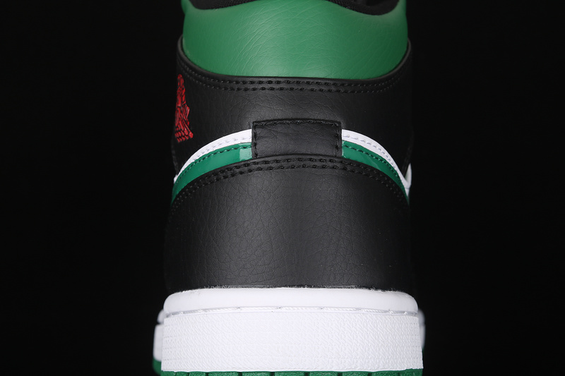 Air Jordan 1 Mid Green Toe Green/Black/White 17