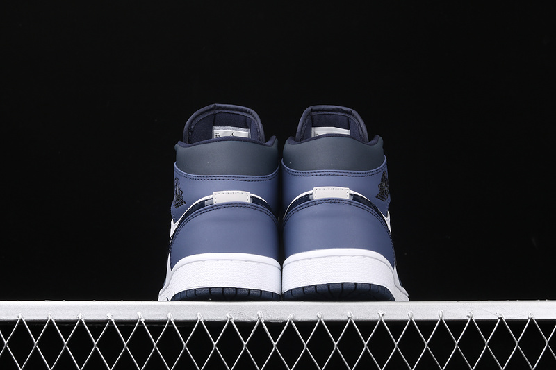 Air Jordan 1 Mid Obsidian/Sanded Purple-White 27