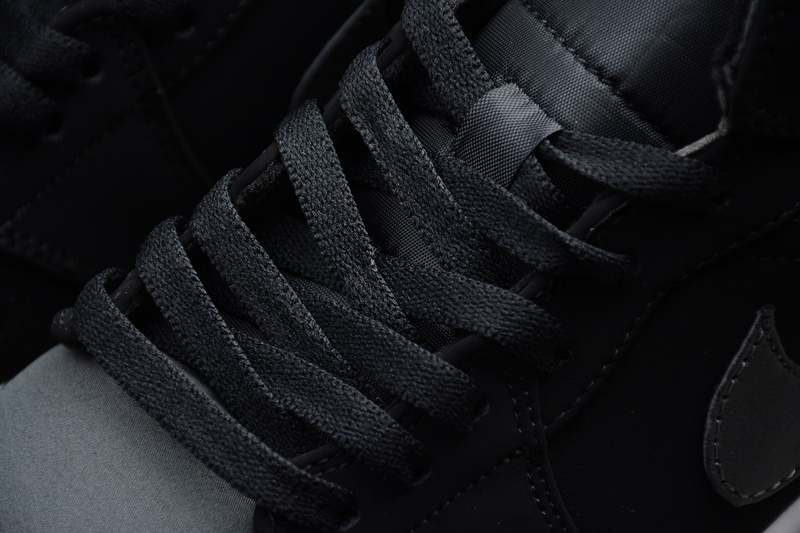 Gz Air Jordan 1 Mid Nylon Black/Anthracite-White 13