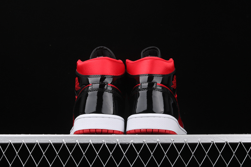 Air Jordan 1 Mid Hot Punch Black/Red/White 27