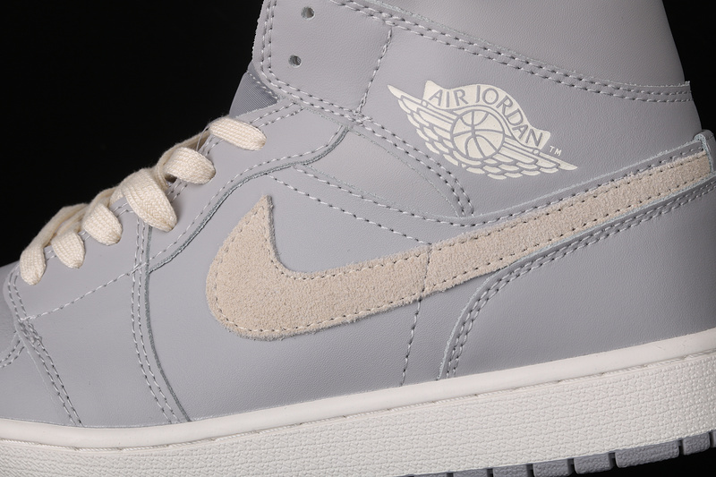 Air Jordan 1 Mid Atmosphere Grey/Pale Ivory 27