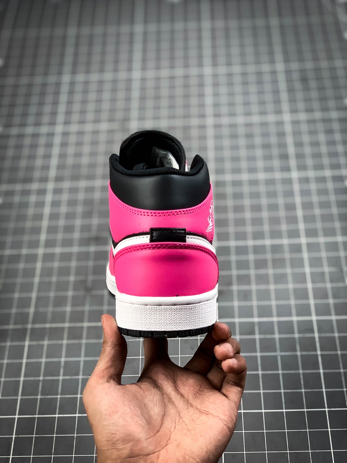 Air Jordan 1 Mid Gs Pinksicle Black/White-Pink 13