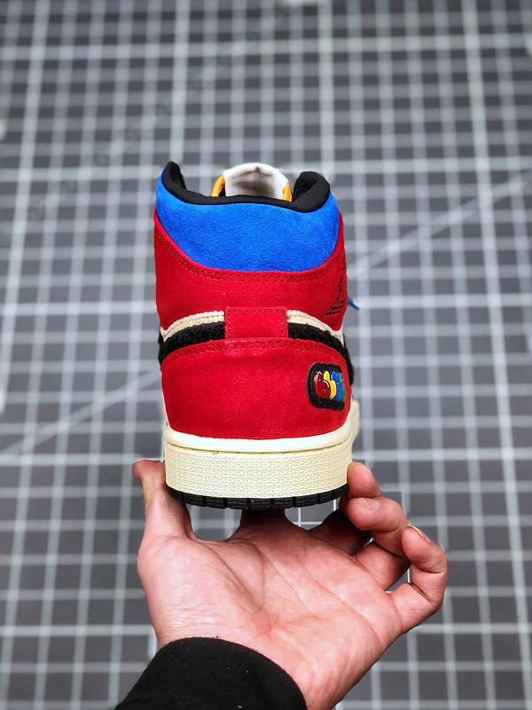 Facetasm X Air Jordan 1 Mid Multi-Color 9