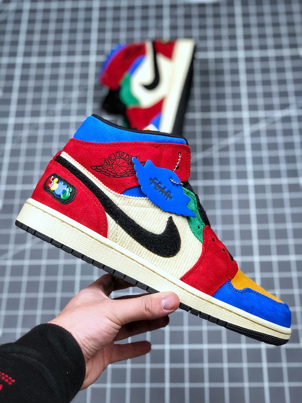 Facetasm X Air Jordan 1 Mid Multi-Color 11