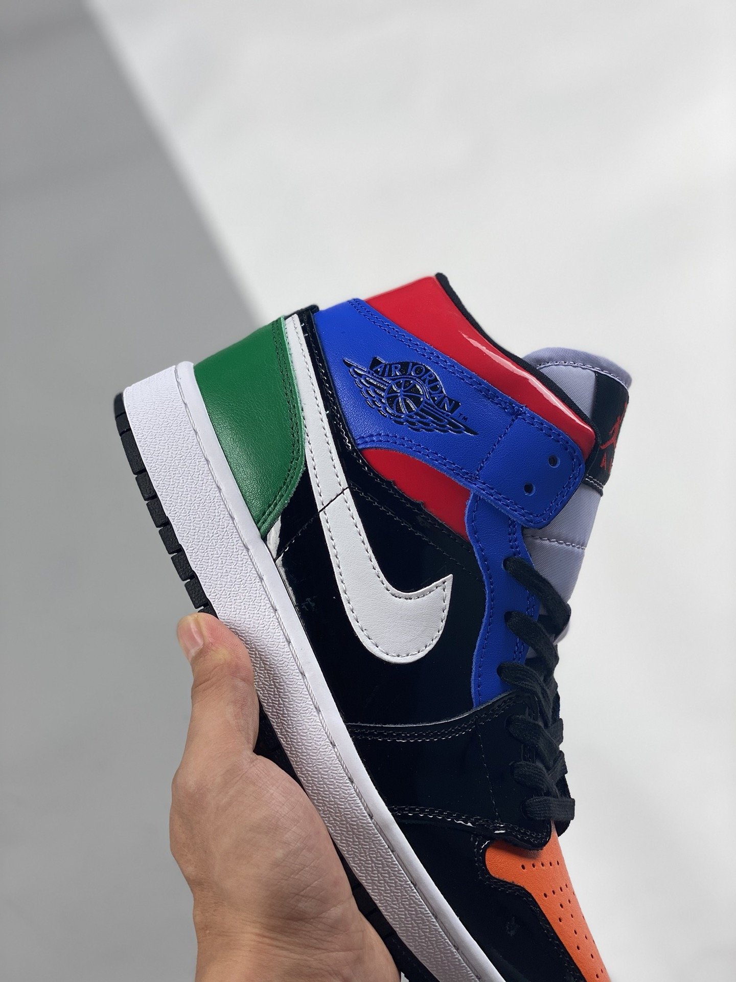 Air Jordan 1 Mid Se Black/Multi-Color 15