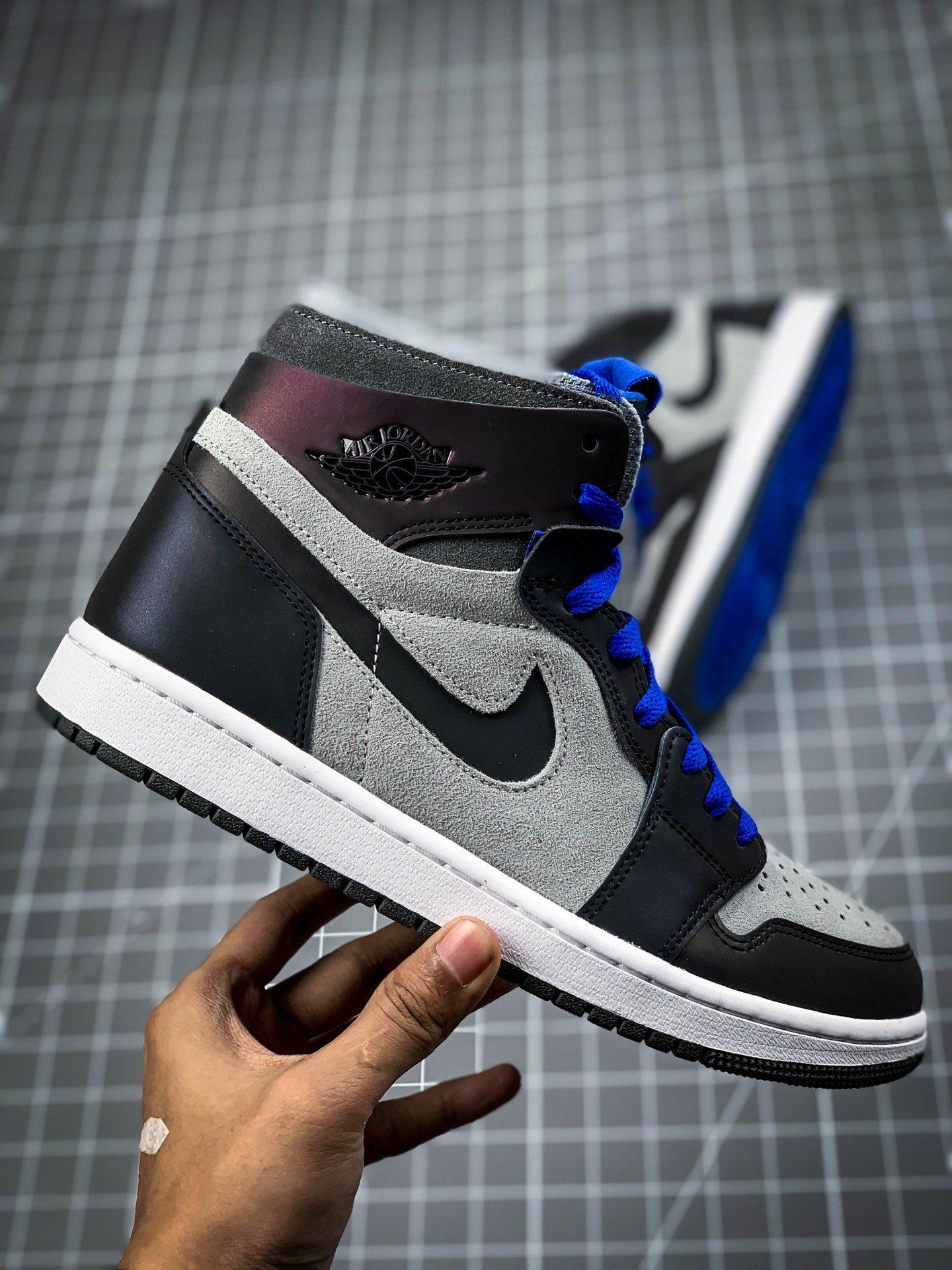 League Of Legends X Air Jordan 1 Zoom Comfort Black/Grey/Blue 11