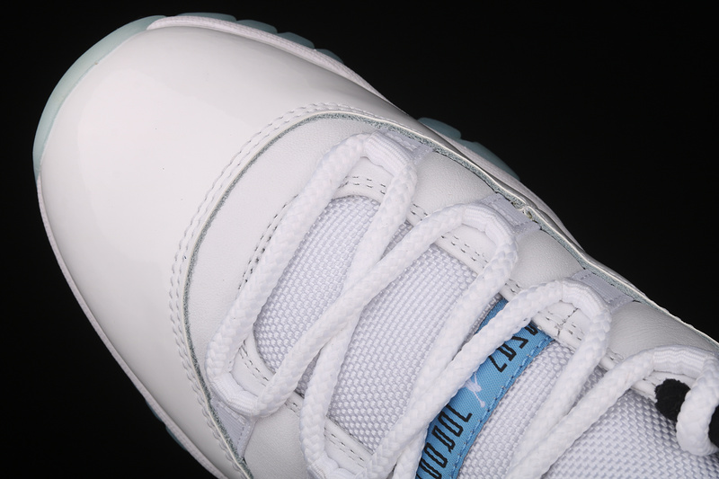 Air Jordan 11 Low White/White-Black-Legend Blue 5