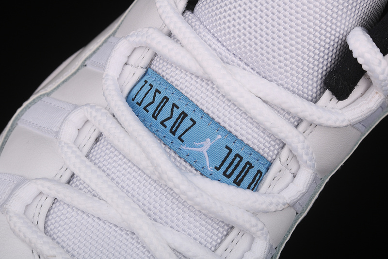 Air Jordan 11 Low White/White-Black-Legend Blue 21