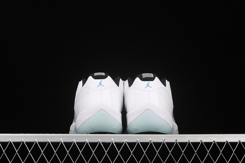 Air Jordan 11 Low White/White-Black-Legend Blue 27