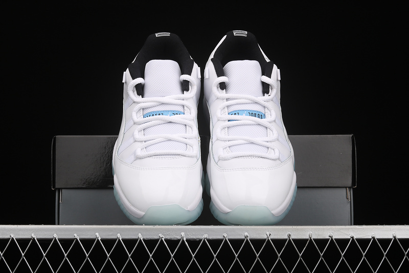 Air Jordan 11 Low White/White-Black-Legend Blue 33