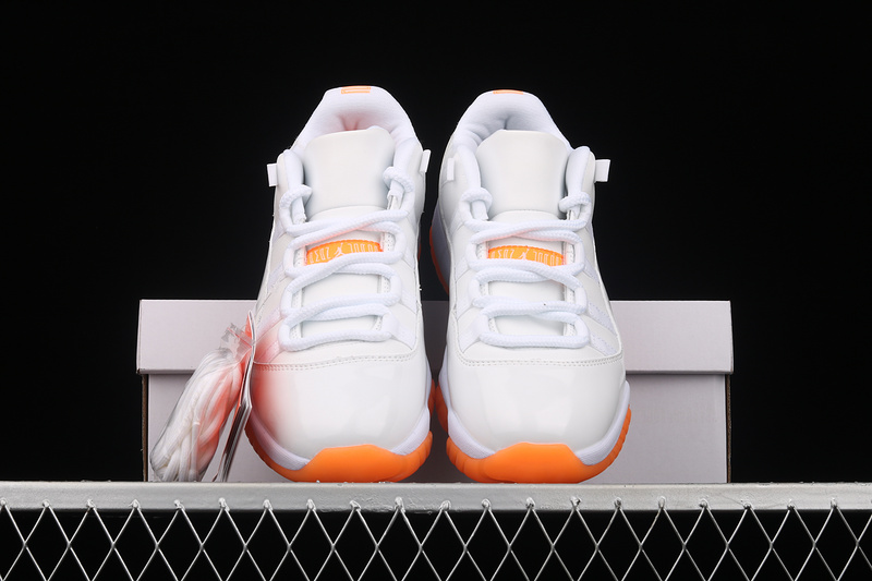 Air Jordan 11 Retro Low White/Bright Citrus 3