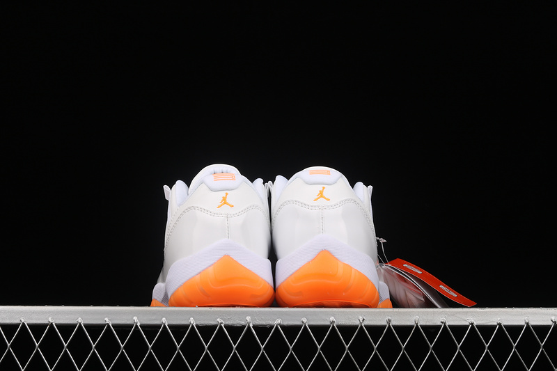 Air Jordan 11 Retro Low White/Bright Citrus 13