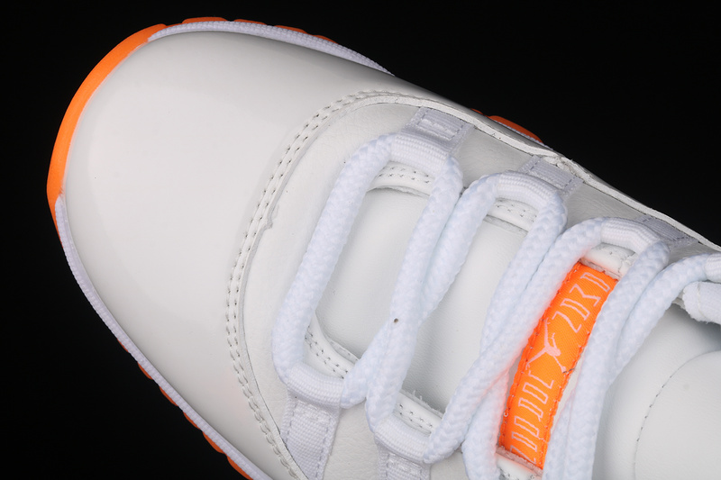 Air Jordan 11 Retro Low White/Bright Citrus 17