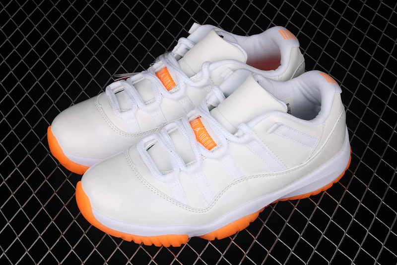 Air Jordan 11 Retro Low White/Bright Citrus 31